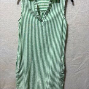 Beach Lunch Lounge Small Sleeveless Linen Vacation Beach Dress